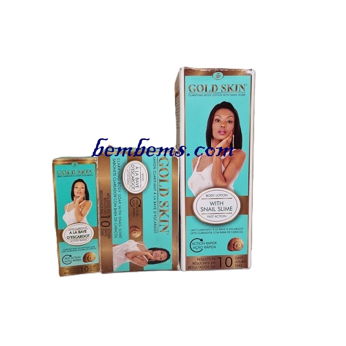 Gold Skin Clarifying Body Lotion with Snail Slime 250ML