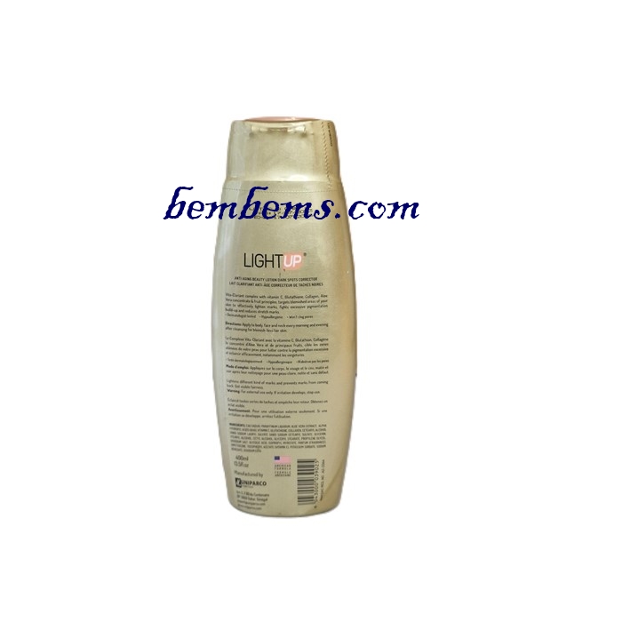 LIGHT UP GLUTATHIONE & COLLAGEN ANTI AGING BEAUTY LOTION - 400ML