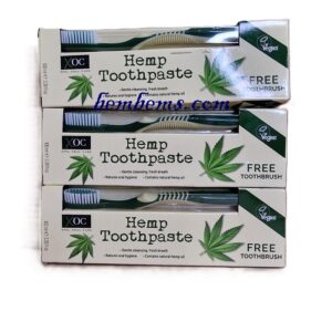 Hemp Toothpaste Fluoride Free Toothpaste 100ml Contains Natural Hemp Oil