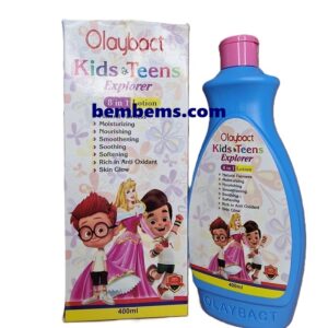 OLAYBACT KIDS & TEENS EXPLORER 8 IN 1 LOTION - 400ML